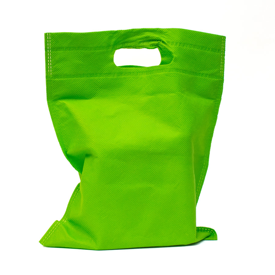 Bolsipel, bolsa de notex, asa troquelada, sin impresión, soporta 10 Kg. - Medidas: 24.5 x 32 cm. - Cliente: Graffix - Usos: uniformes y zapatos