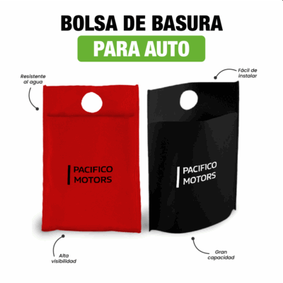 BOLSA DE BASURA PARA AUTO