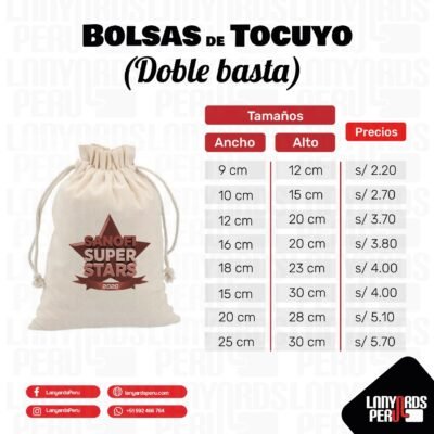 Bolsa de Tocuyo Doble Basta