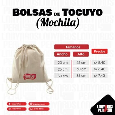 Bolsa de Tocuyo Mochila