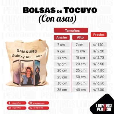 Bolsa de Tocuyo con Asas