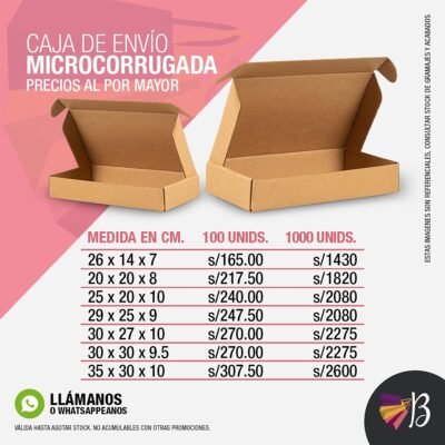 Caja de Envío Microcorrugada