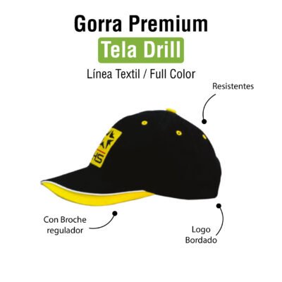 GORRA DRILL PREMIUM