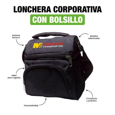LONCHERA  CORPORATIVO  CON BOLSILLO